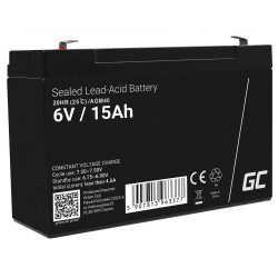 Green Cell AGM40 UPS akumulators Skābes akumulators (VRLA) 6 V 15 Ah