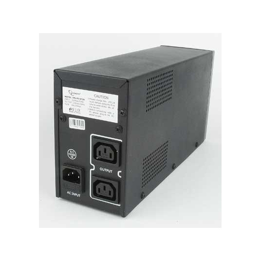 Gembird UPS-PC-652A nepārtrauktās barošanas avoti (UPS) Line-Interactive 0,65 kVA 390 W 3 maiņstrāvas izvade(-as)