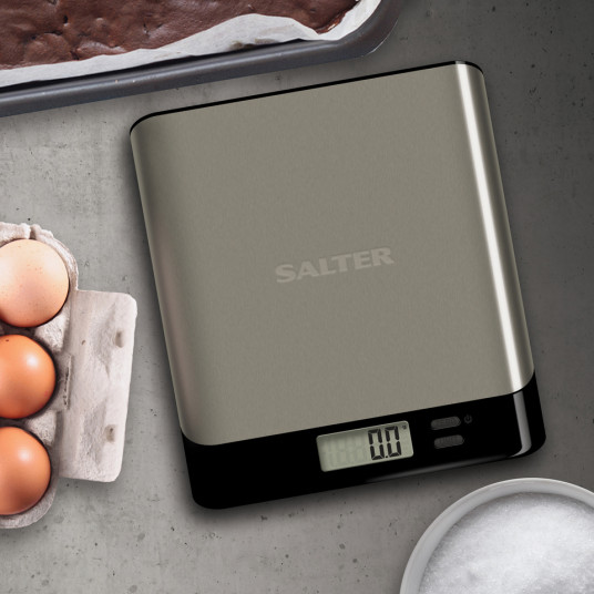 Salter 1052A SSBKDR Arc Pro nerūsējošā tērauda digitālie virtuves svari