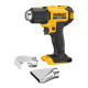 DeWALT DCE530N-XJ karstā gaisa pistole 190 l/min 530 °C Dzeltens