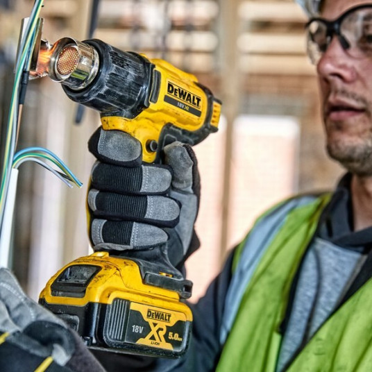 DeWALT DCE530N-XJ karstā gaisa pistole 190 l/min 530 °C Dzeltens