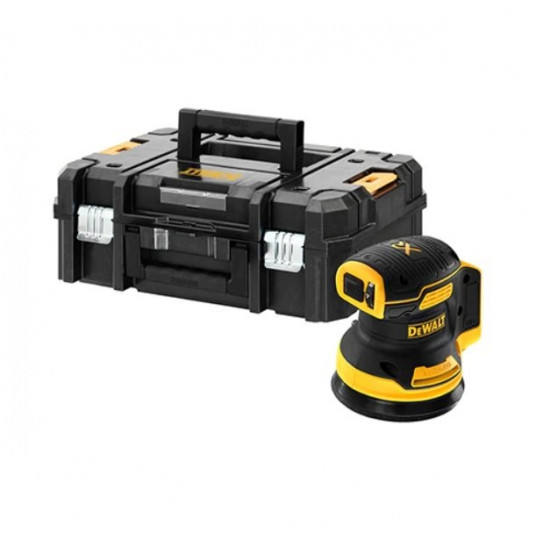 DEWALT DCW210NT-XJ portatīvā slīpmašīna centrbēdzes orbitālā slīpmašīna 12000 RPM melna, dzeltena