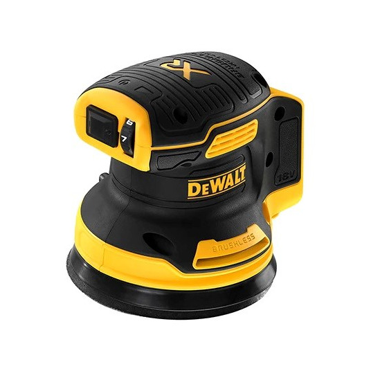 DEWALT DCW210N pārnēsājamā lokšņu dzirnaviņas XR 18V 12000 OPM melna, dzeltena