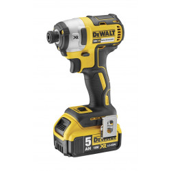 DEWALT DCF887P2-QW elektriskā uzgriežņu atslēga Melna, dzeltena 1/4" 3250 apgr./min. 205 Nm 18 V