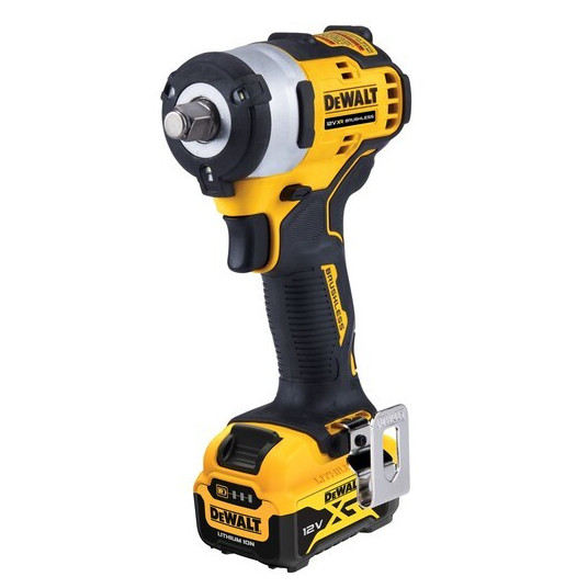 DEWALT DCF901P2-QW elektriskais skrūvgriezis 1/2" 340 N m Melns, Dzeltens 12 V