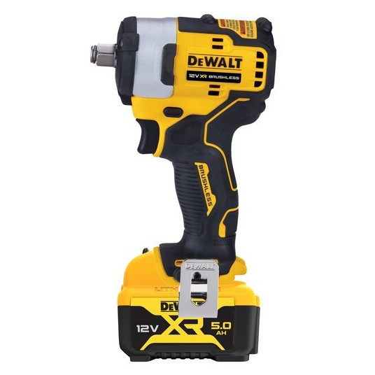 DEWALT DCF901P2-QW elektriskais skrūvgriezis 1/2" 340 N m Melns, Dzeltens 12 V