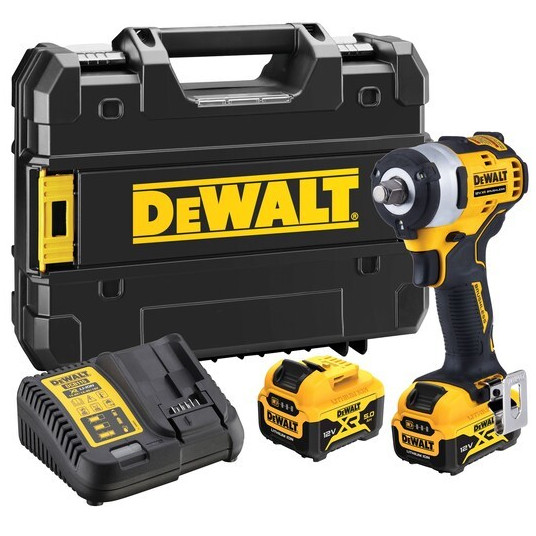 DEWALT DCF901P2-QW elektriskais skrūvgriezis 1/2" 340 N m Melns, Dzeltens 12 V