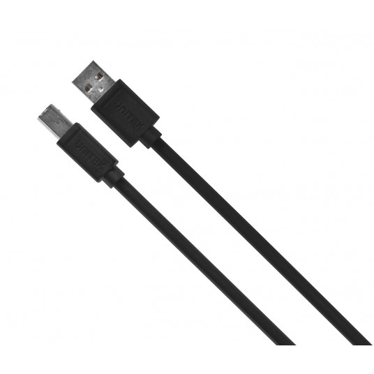 UNITEK Y-C421GBK USB kabelis 5 m USB 2.0 USB A USB B Melns
