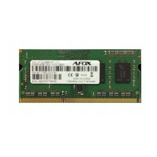 AFOX SO-DIMM DDR3 8GB atmiņas modulis 1333 MHz