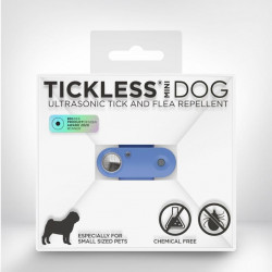 MINI Dog Ultraskaņas suņu kulons pret ērcēm un blusām zilā krāsā