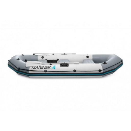 Piepūšamā četrvietīga laiva Intex MARINER 4 Boat Set ar CIETO grīdu (328x145x48)