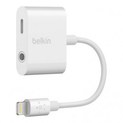Belkin RockStar mobilā telefona kabelis White Lightning Lightning + 3.5mm