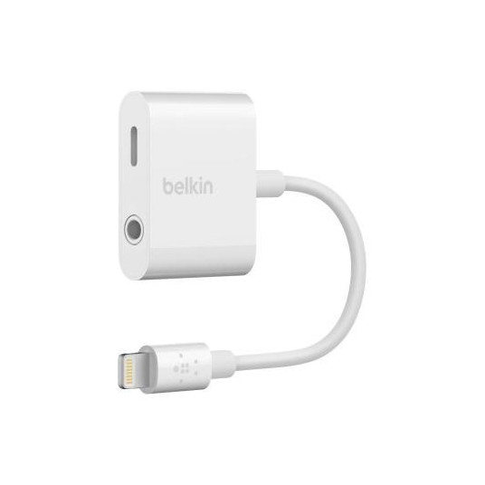 Belkin RockStar mobilā telefona kabelis White Lightning Lightning + 3.5mm