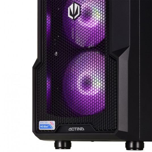 Actina 5901443337645 PC AMD Ryzen™ 5 7600 32 GB DDR5-SDRAM 1 TB SSD AMD Radeon RX 7800 XT Midi Tower melns