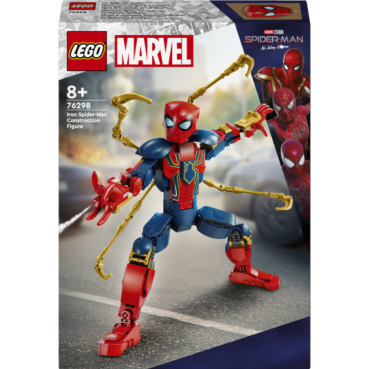 LEGO® 76298 Super Heroes dzelzs zirnekļcilvēka konstrukcijas figūra