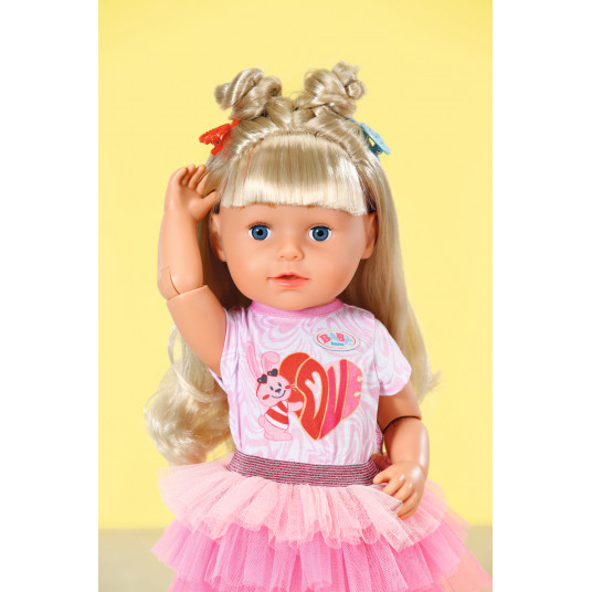 BABY BORN Lelle māsa Style & Play, blondīne, 43 cm