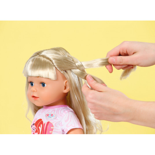 BABY BORN Lelle māsa Style & Play, blondīne, 43 cm