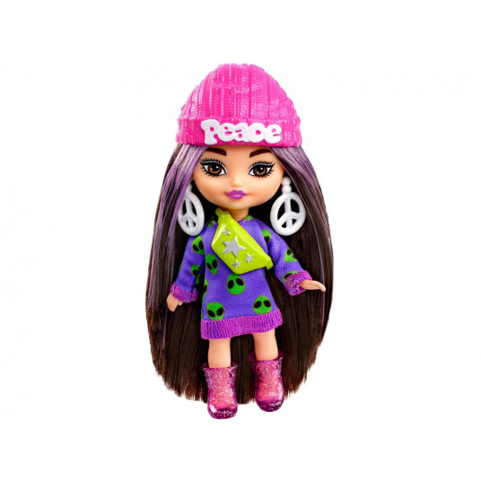 Stilīga modes lelle Barbie Extra Mini Minis aksesuāri HLN46 ZA5105 B