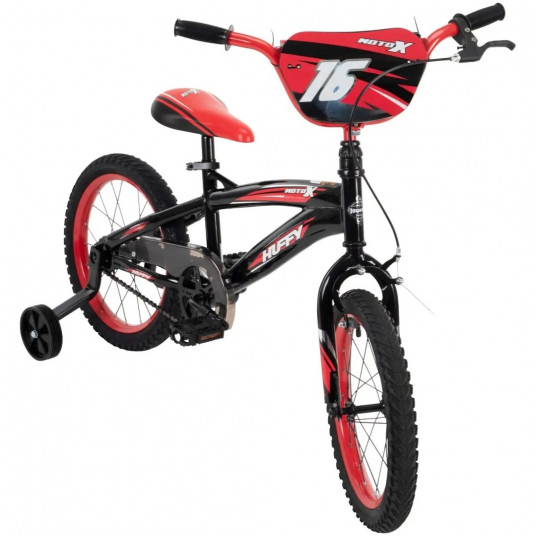 Bērnu velosipēds HUFFY MOTO X 16" 71809W Melns