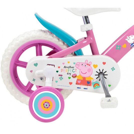 Bērnu velosipēds 12" Peppa Pig rozā 1195 Pink TOIMSA