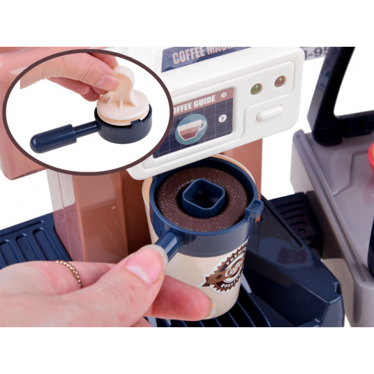 Kafejnīcas kafijas automāts ar kases aparātu un displeju ZA3762