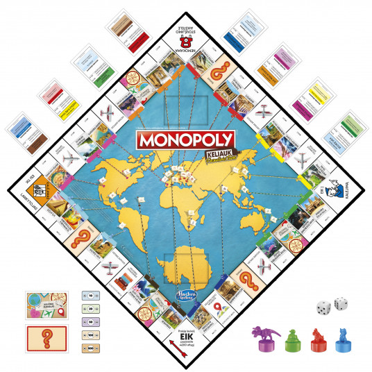 Spēle Monopoly: Travel. Pasaules tūre", LT F4007LT