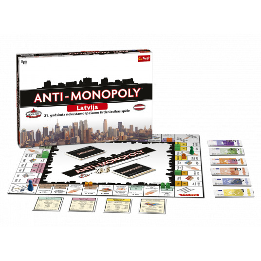 TREFL Spēle "Anti-Monopoly" (Latviešu val.)