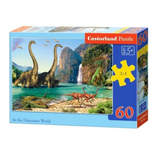 Castorland World of Dinosaurs Puzle 60gab