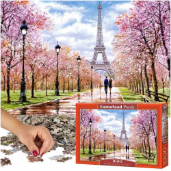 Castorland Romantic Walk In Paris Puzle 1000 gab.