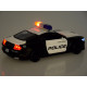 Metāla policijas automašīna - Ford shelby gt350, melna