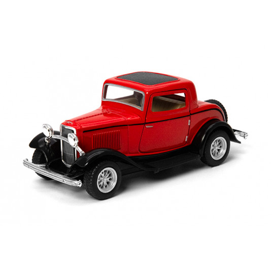 KINSMART Miniatūrais modelis - 1932 Ford 3-Window Coupe, izmērs 1:34