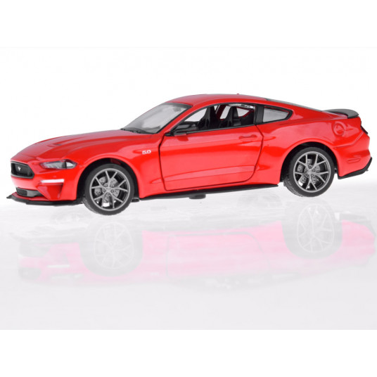 Metāla auto modelis - Ford Mustang GT, sarkans 