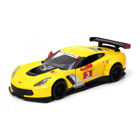 KINSMART Miniatūrais modelis - 2016 Corvette C7.R Race Car, izmērs 1:36