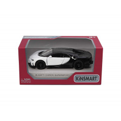 KINSMART Die-Cast modelis Bugatti Chiron Supersport, izmērs 1:38