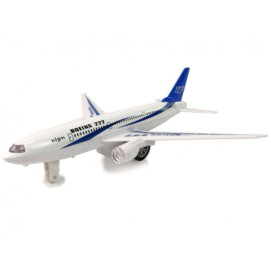 Pasažieru lidmašīna Boeing 777, zila