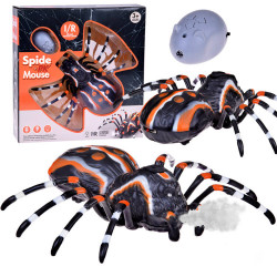 Reālistiska zirnekļa rotaļlieta ar tālvadības pulti, iedegas, staigā pa pāriem RC0636