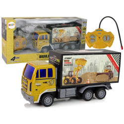  RC celtniecības kravas automašīna, 1:24, dzeltena