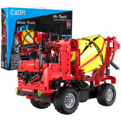 CaDa C51014W R/C betona maisītājs rotaļu auto Saliekams konstruktoru komplekts 814 daļas