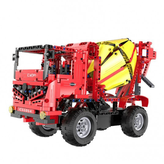CaDa C51014W R/C betona maisītājs rotaļu auto Saliekams konstruktoru komplekts 814 daļas