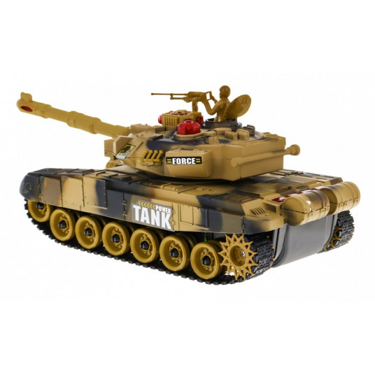 RoGer R/C Tank Desert Camouflage rotaļu auto 2,4 GHz