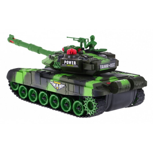 RoGer R/C Tank Camouflage rotaļu auto 2,4 GHz
