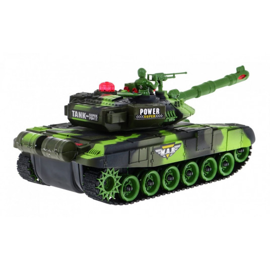 RoGer R/C Tank Camouflage rotaļu auto 2,4 GHz