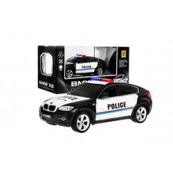 RoGer R/C BMW X6 policijas rotaļu automašīna 1:24