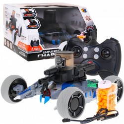 RoGer R/C kāpurķēžu rotaļu automašīna ar šaušanas funkciju / piederumiem
