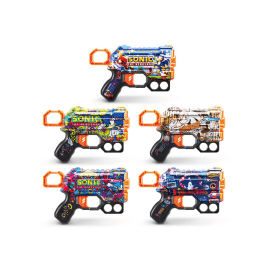 XSHOT rotaļu pistole Sonic The Hedgehog, 8 gab., sortiments, 36679