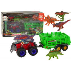 Transportlīdzeklis ar dinozauriem, B