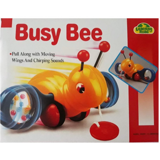RoGer Bee rotaļlieta uz auklas 25 x 20 x 15 cm