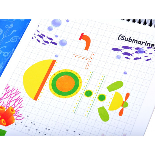 Izglītojoši krāsojamās grāmatas pikseļi ZA3373
