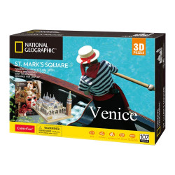 CUBICFUN 3D Puzle National Geographic - Sv. Marka laukums