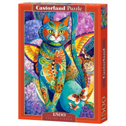 1500 gabalu puzle Feline Fiesta